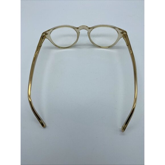 Banana Republic Eyeglasses Cassidy GAW Gold Clear Cat Eye Round 140 mm - Picture 12 of 12